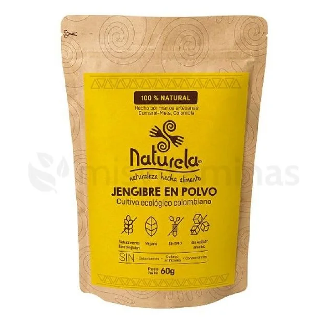 Jengibre en Polvo Naturela 60 gramos 1