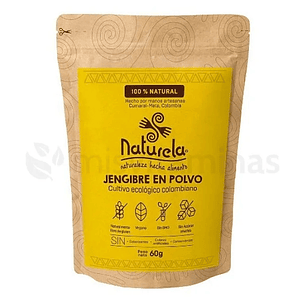 Jengibre en Polvo Naturela 60 gramos