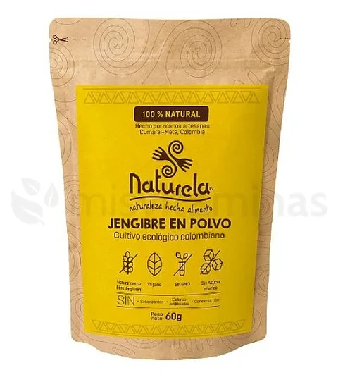 Jengibre en Polvo Naturela 60 gramos