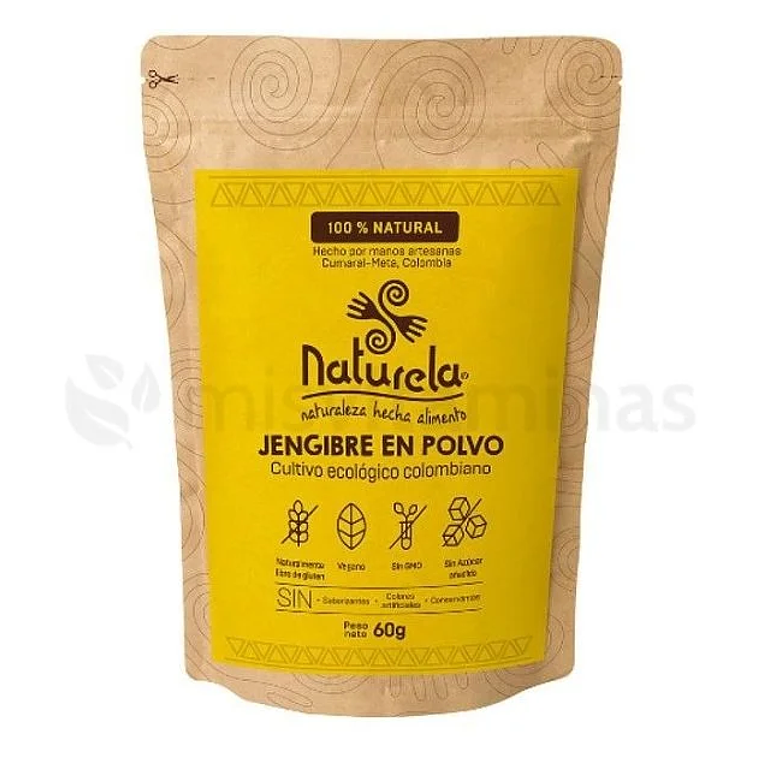 Jengibre en Polvo Naturela 60 gramos 1