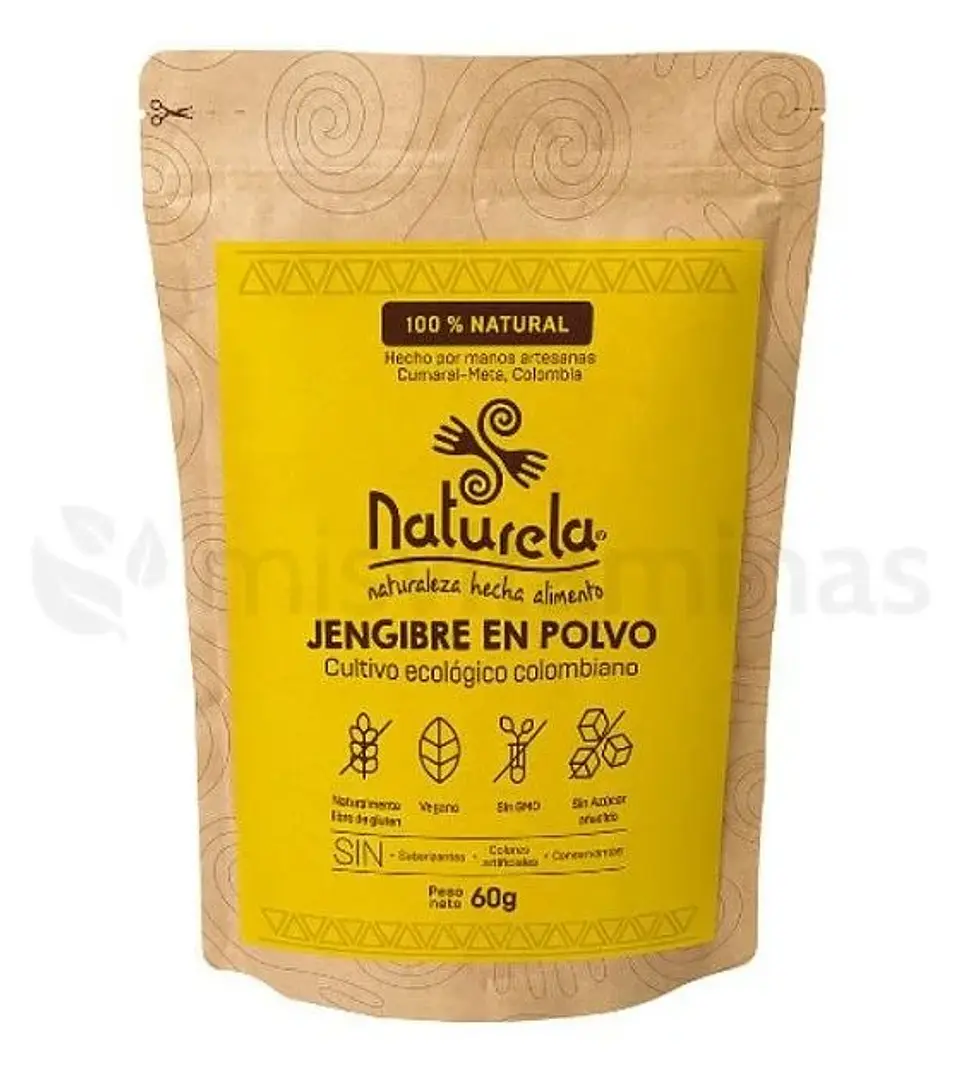 Jengibre en Polvo Naturela 60 gramos 1
