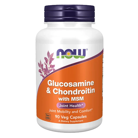 Glucosamine & Chondroitin with MSM 90 Capsulás NOW