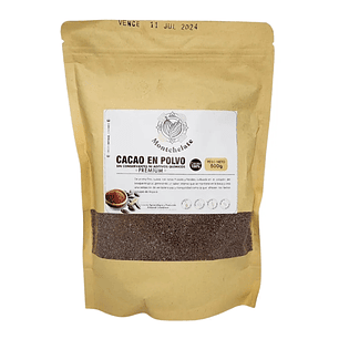 Cacao en Polvo 100 % Cacao 500 g Montchelate