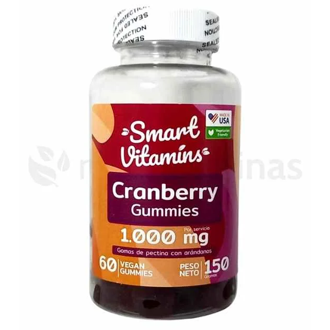 Cranberry 1000 mg 60 Gomas Smart Vitamins 1