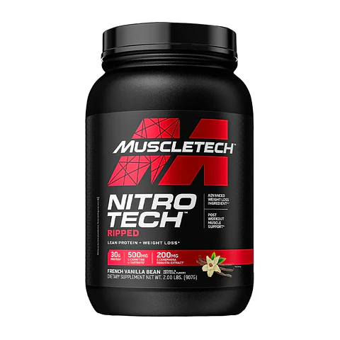 Nitro Tech Ripped 2 libras Muscletech french Vainilla 