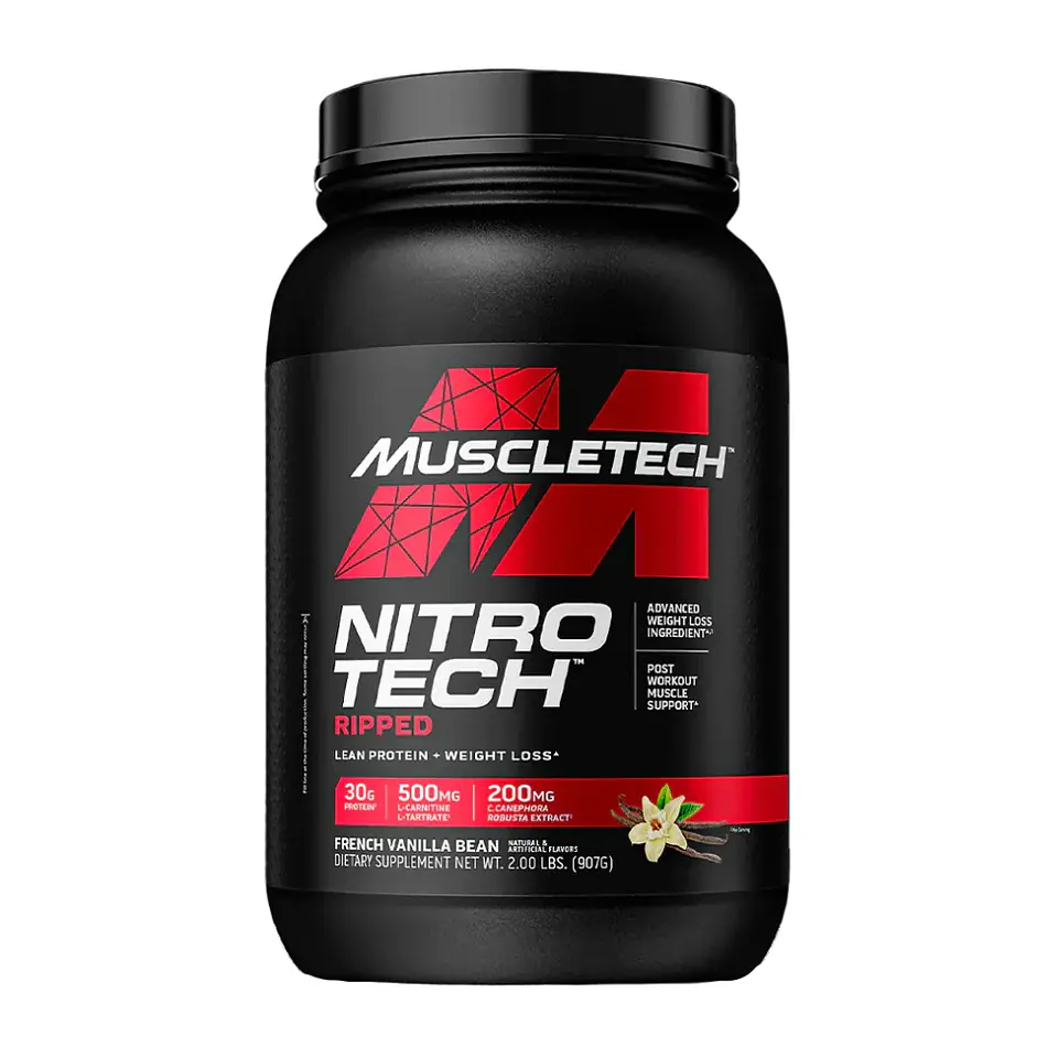 Nitro Tech Ripped 2 libras Muscletech french Vainilla  1