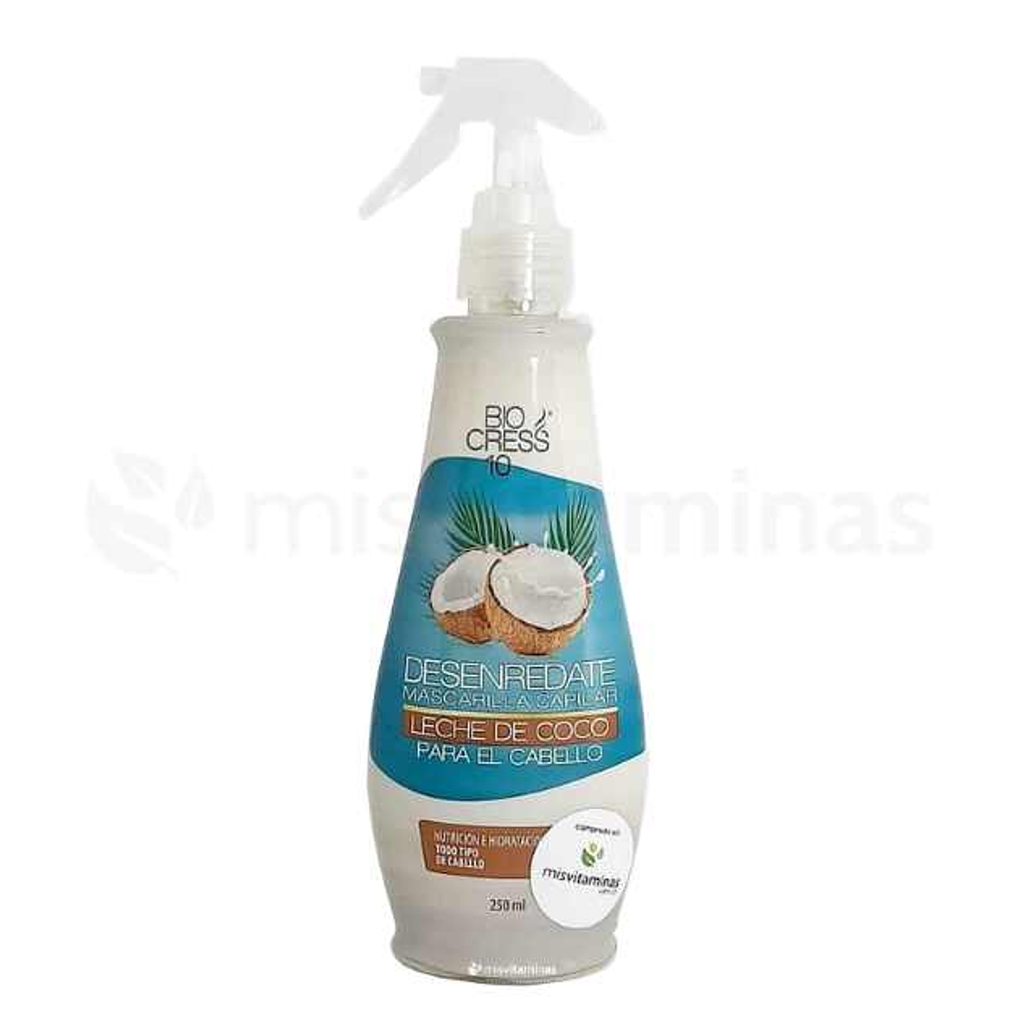 Desenredante Mascarilla Capilar leche de Coco Biocress  250 ml 1