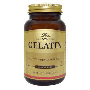 Gelatin 100 Cápsulas Solgar 