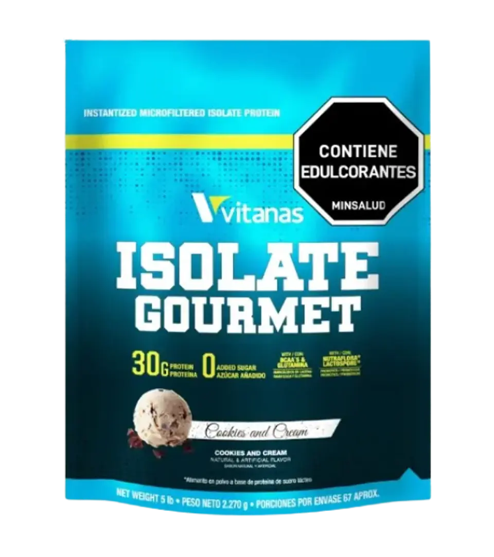Isolate Gourmet 5 libras Vitanas Cookies & Cream 1