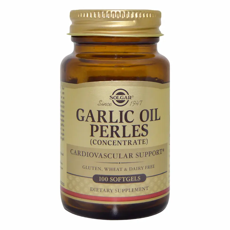 Garlic Oil Perles Solgar 100 Softgels  1
