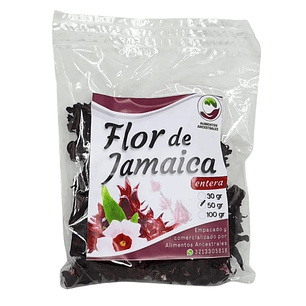 Flor de Jamaica 50 gr Alimentos Ancestrales