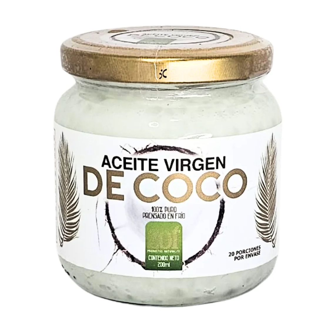 Aceite Virgen de Coco 200 gr Zoi 1