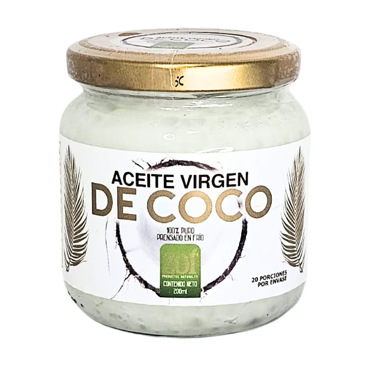Aceite Virgen de Coco 200 gr Zoi 1