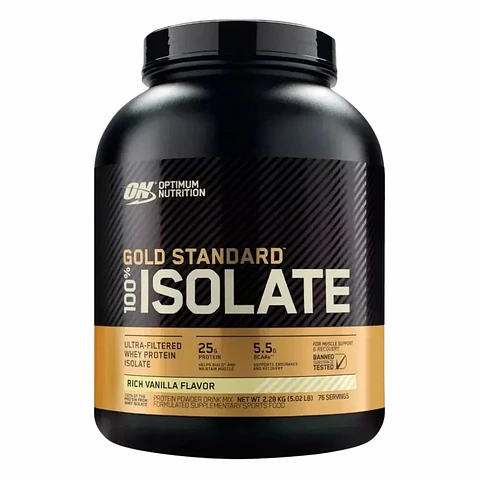 Gold Standard 100% Isolated 5.02 Libras Optimun Nutrition