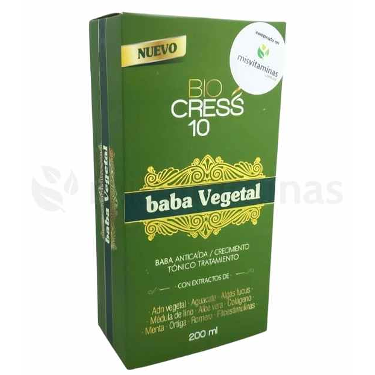 Baba Vegetal Tratamiento Anticaída 200 ml Bio Cress 10 1