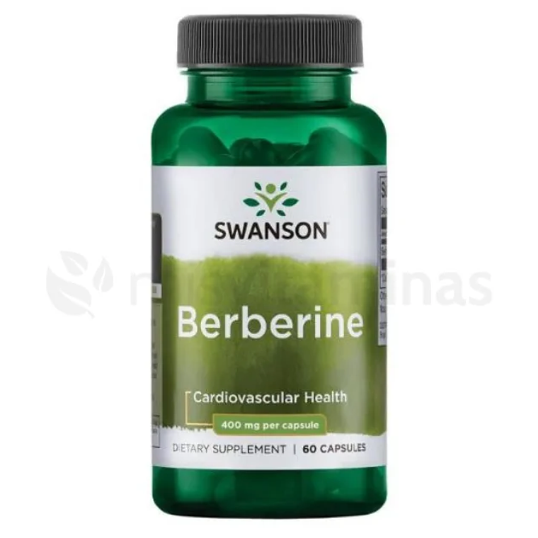 Berberine 400 mg Swanson 60 Cápsulas 1