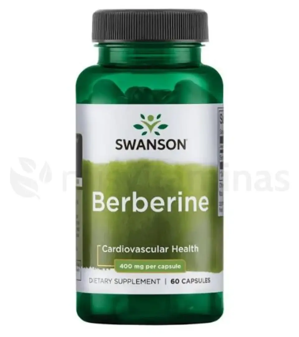 Berberine 400 mg Swanson 60 Cápsulas 1