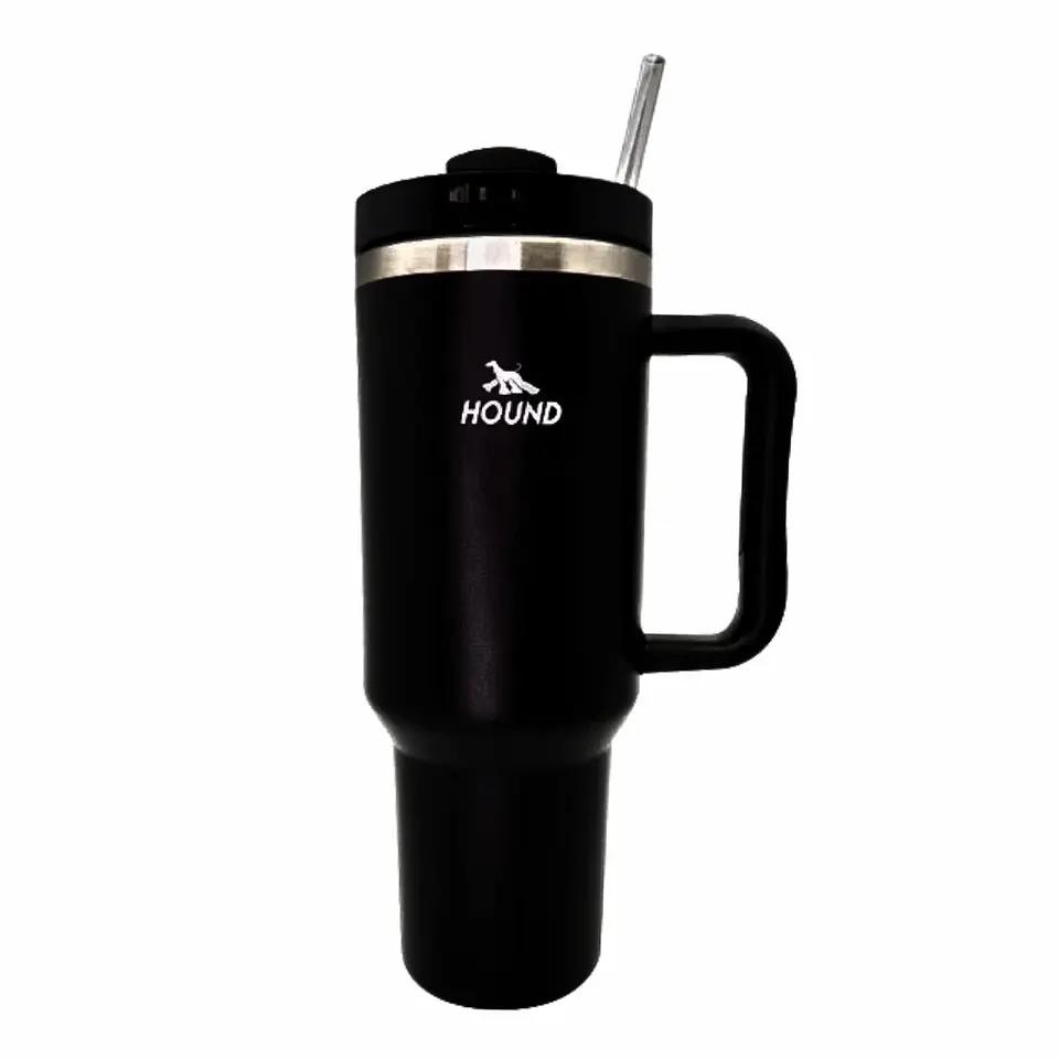 Termo en Acero Inoxidable Negro 40 oz Hound 1