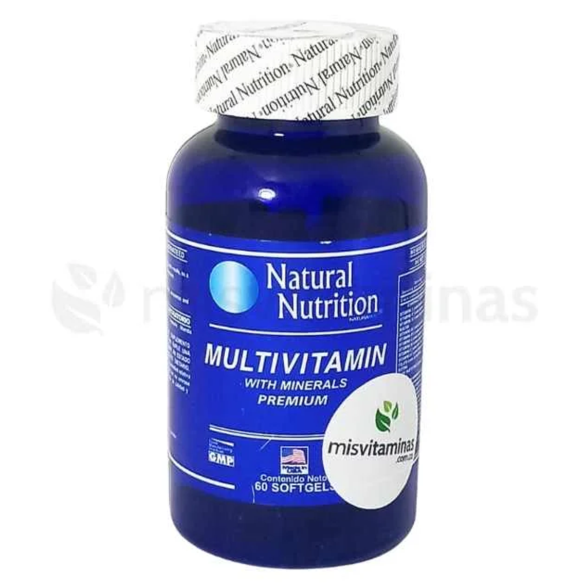 Multivitamin With Minerals 60 Softgels Natural Nutrition  1