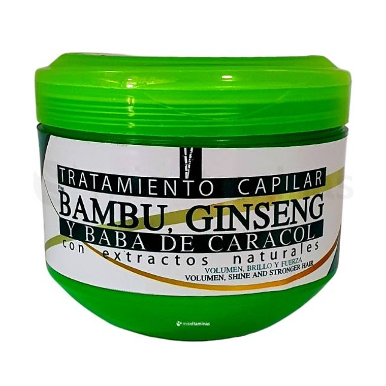 Tratamiento Capilar Bambu Ginseng y Baba de Caracol 350 ml 1