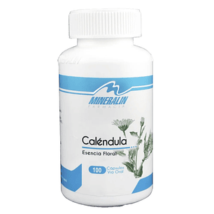 Caléndula Esencia Floral 100 Cápsulas Mineralin