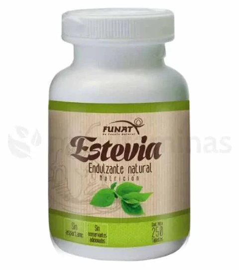 Estevia Endulzante Natural Funat 250 Tabletas