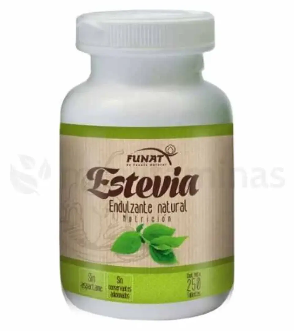 Estevia Endulzante Natural Funat 250 Tabletas 1