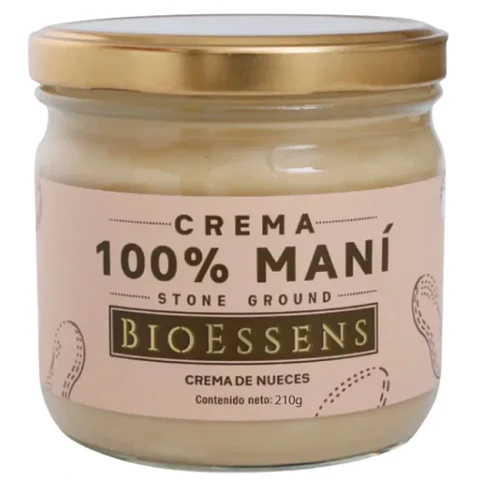 Crema 100% Maní  Bio Essens 210 g