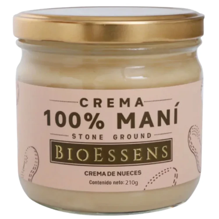 Crema 100% Maní  Bio Essens 210 g 1
