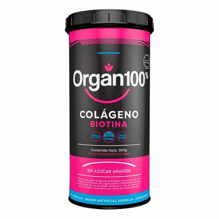 Colágeno con Biotina 900 gr Organ100% 1