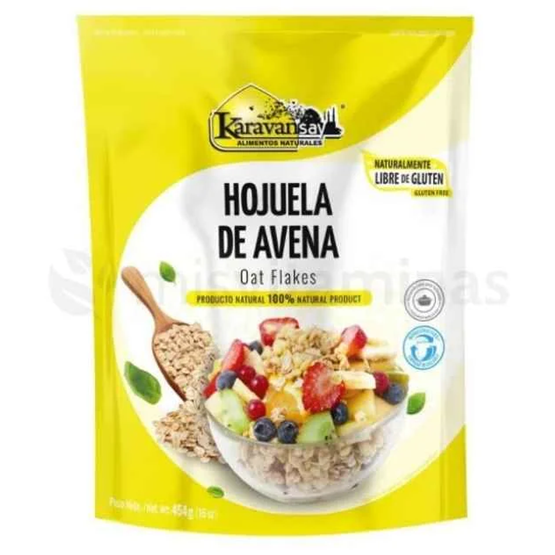 Hojuela de Avena Karavansay Libre de Gluten 454 gramos 1
