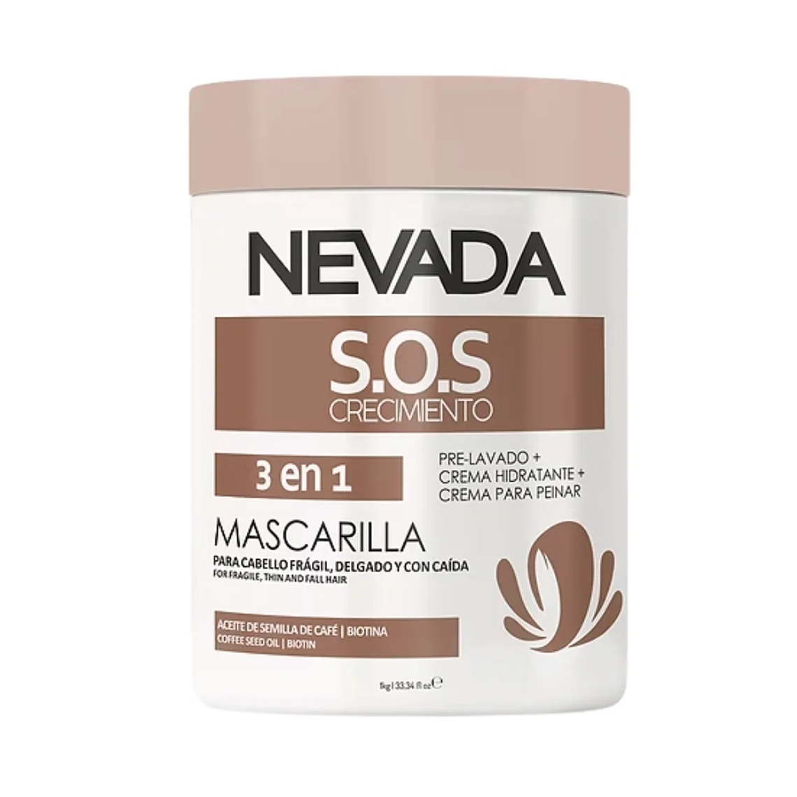 Mascarilla Crecimiento 3 en 1 S.O.S 1kg Nevada 1