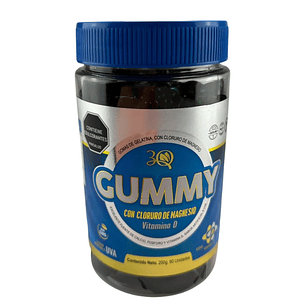 Gummy Cloruro Magnesio 60 Gomas 3Q