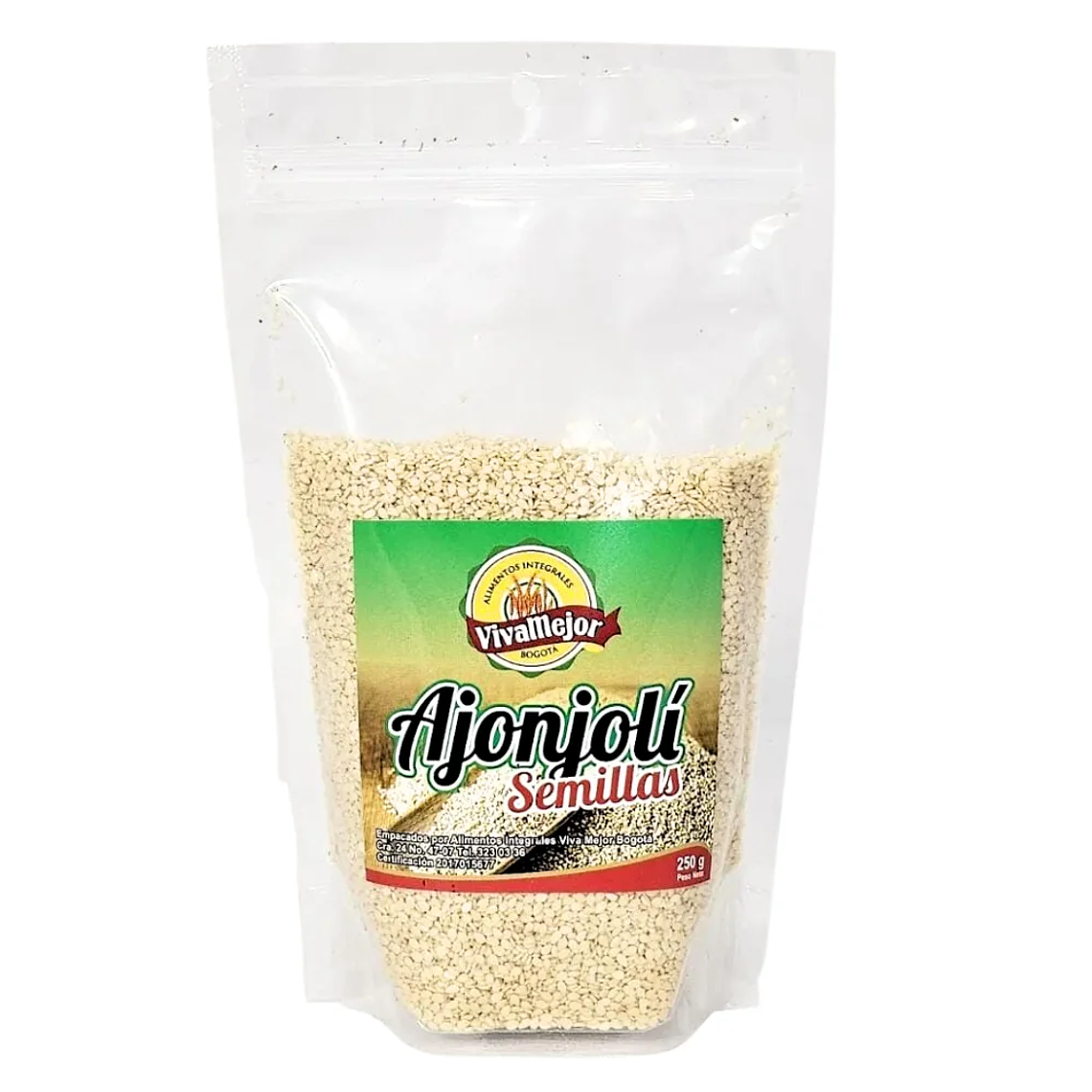 Semillas de Ajonjolí 250 g Viva Mejor 1