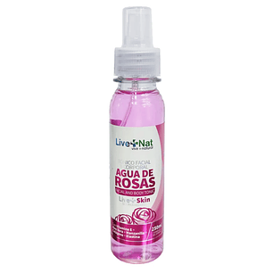Agua de Rosas Tónico 250 ml Live + Nat