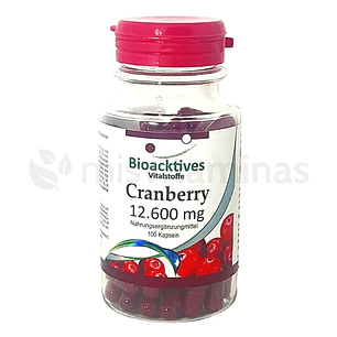 Cranberry 12.600 mg Bioacktives 100 Cápsulas Aleman 