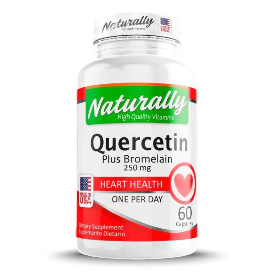 Quercetin with Bromelain 250 mg 60 Cápsulas 1