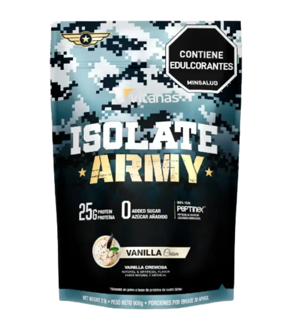 Isolate Army 2 Libras Vainilla Proteina  1