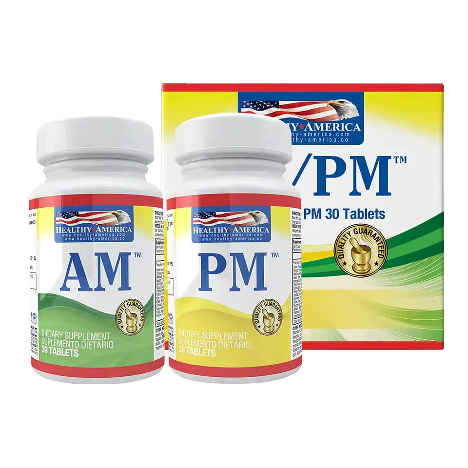 AM/PM 60 Cápsulas Healthy America 1