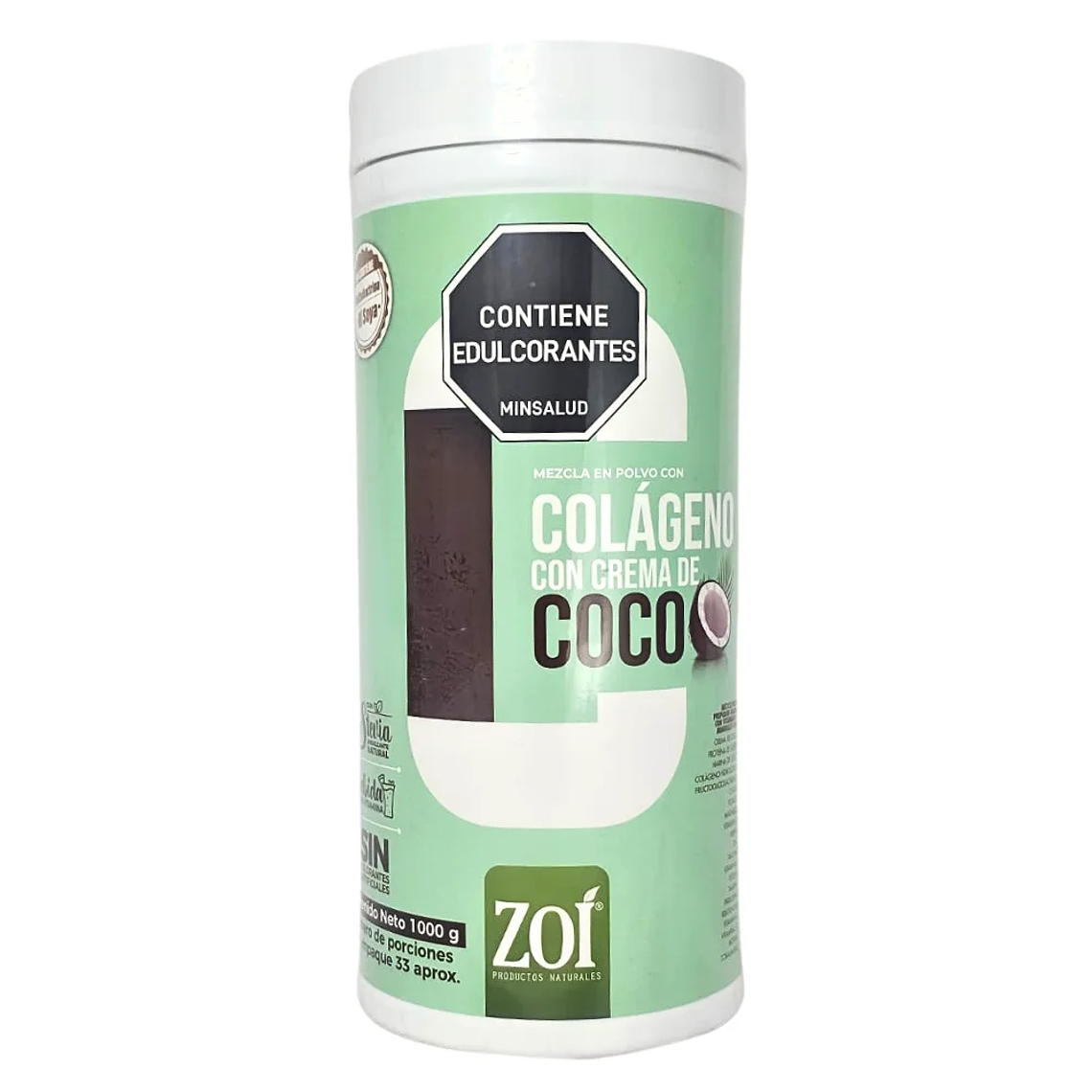 Colágeno con Crema de Coco 1000 g Zoí 1