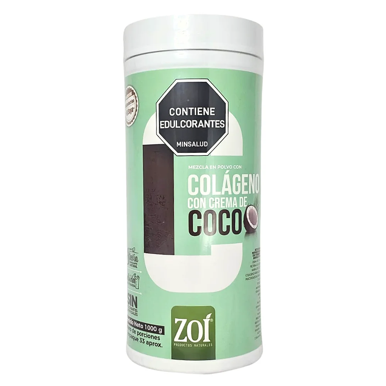 Colágeno con Crema de Coco 1000 g Zoí 1