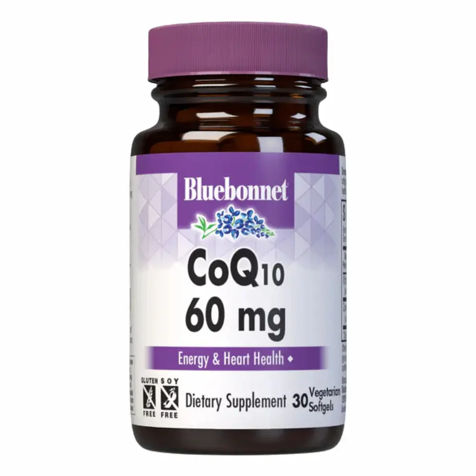 CoQ10 60 mg 60 Cápsulas Bluebonnet Coenzyma  q10 1