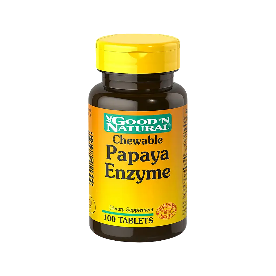 Papaya Enzyme 100 Tabletas Good´N Natural 1
