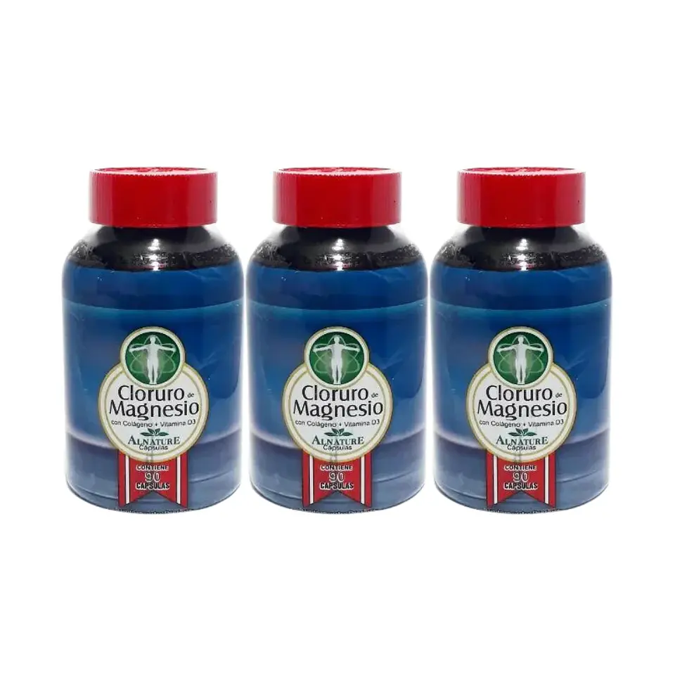 Combo Cloruro de Magnesio con Colageno y Vitamina D3 por 3 Unidades 1