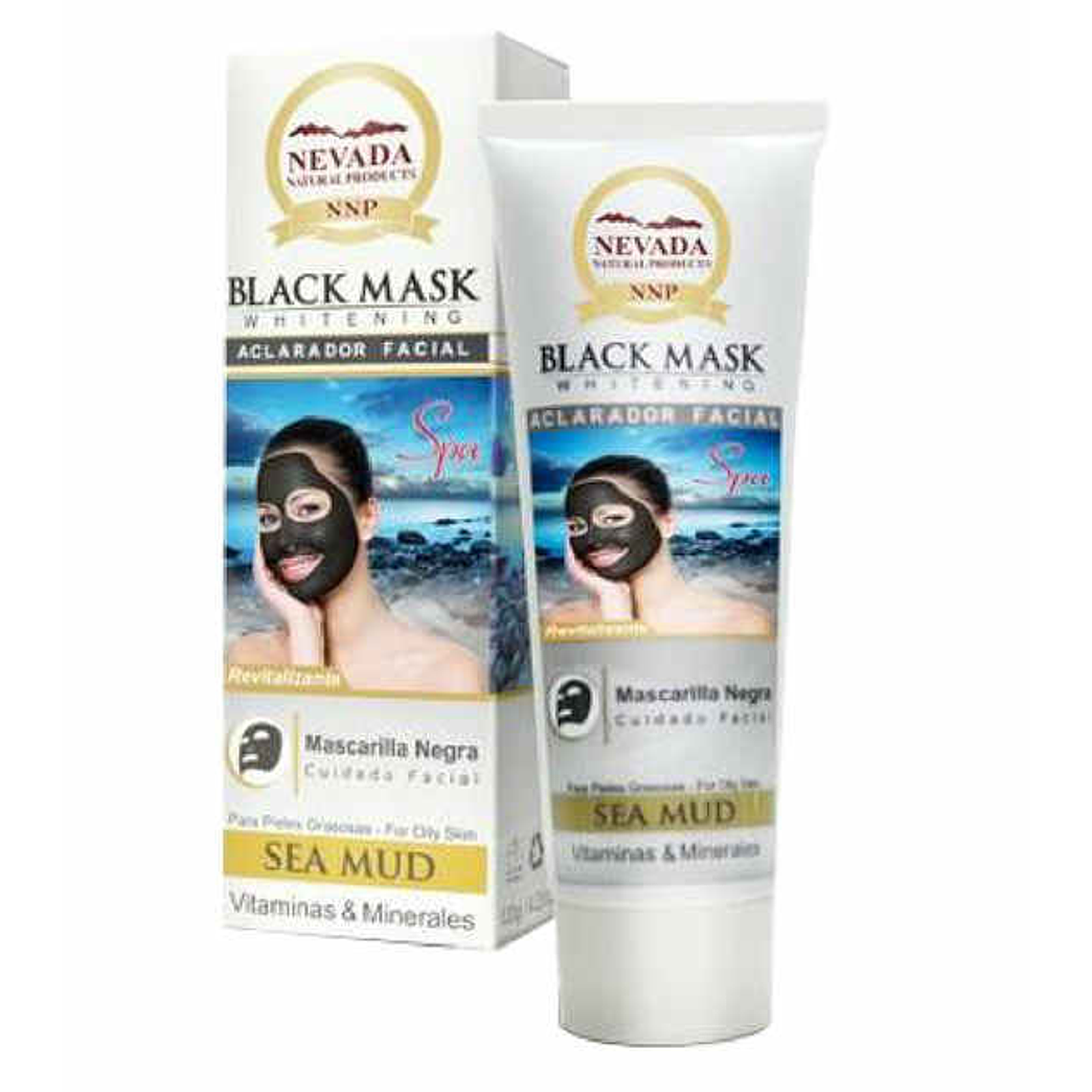 Black Mask Mascarilla Facial 120 gr Barro Marino Nevada 1