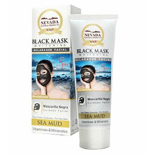 Black Mask Mascarilla Facial 120 gr Barro Marino Nevada