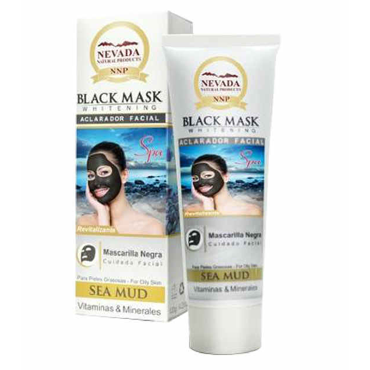 Black Mask Mascarilla Facial 120 gr Barro Marino Nevada 1