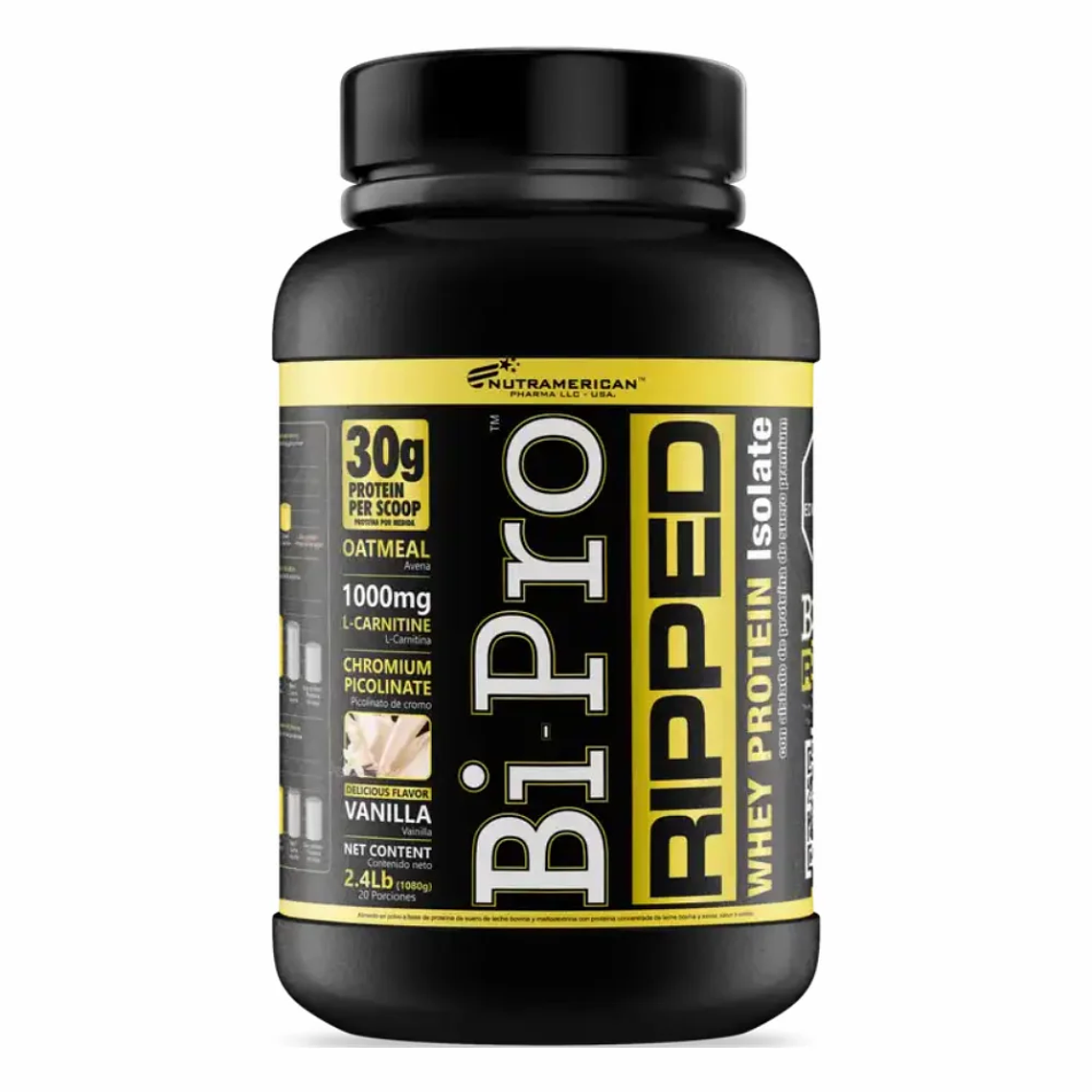 Bi Pro Ripped Whey Protein 2.4 Lb Nutramerican 1
