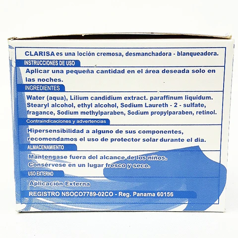 Crema Clarisa Azucena 60 g