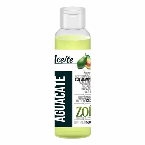 Aceite de Aguacate 500 ml Zoí